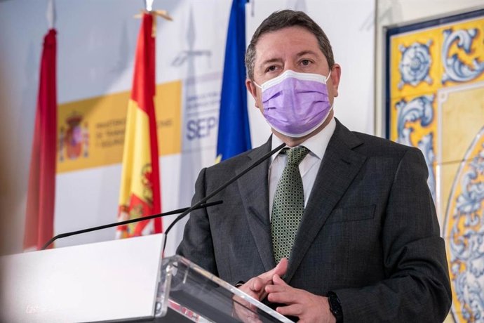 El presidente de Castilla-La Mancha, Emiliano García-Page, en Talavera