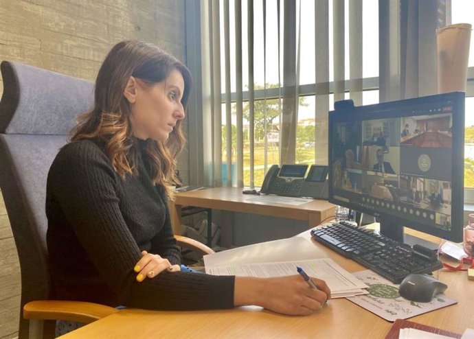 La consejera de Cultura, Nuria Flores