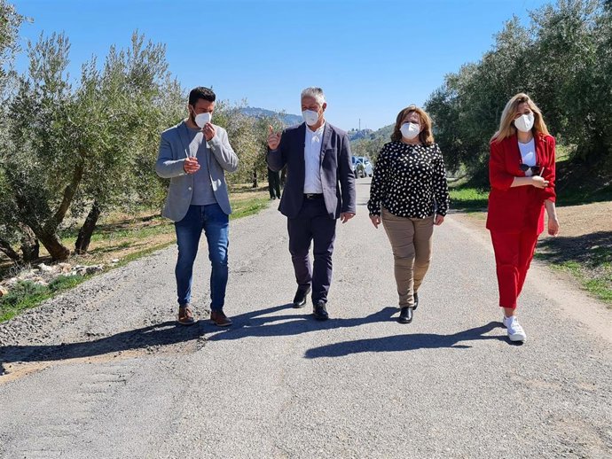 Visita de la Diputación de Granada a Moclín (Granada)