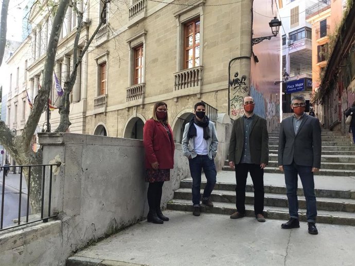 Presentación de los conciertos del 'Réquiem de Mozart' en el Teatre Principal de Palma.