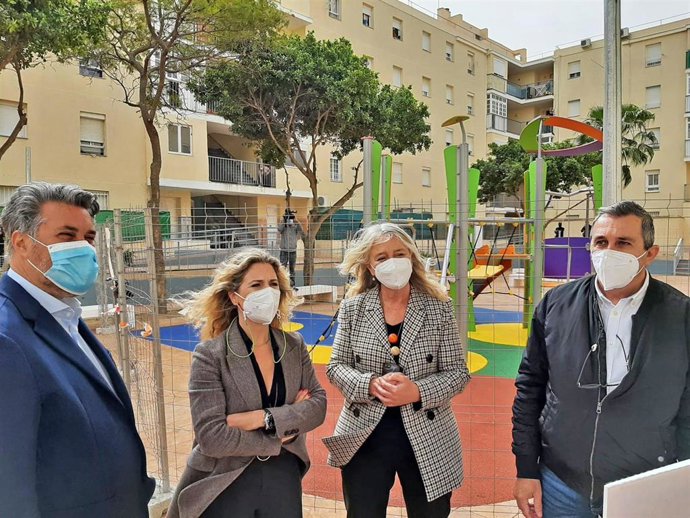 Ana Mestre en la barraida Antonio Muro de Puerto Real