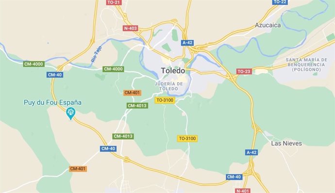 Archivo - Imagen de Toledo en Google Maps