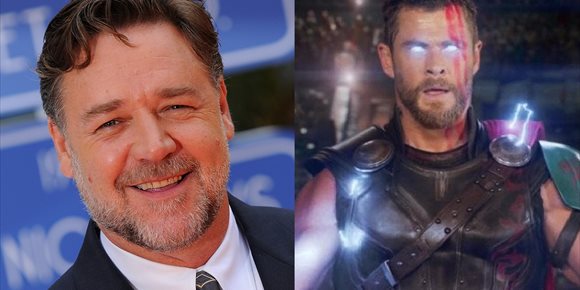 1. Russell Crowe ficha por Thor: Love And Thunder de Marvel