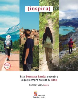 Cartel promocional de la campaña promocional para la Semana Santa de 2021