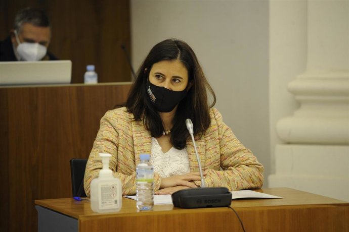 La directora general de Fondos Europeos, Lourdes Hernández, comparece en la Comisión de Hacienda y Presupuesto de la Asamblea
