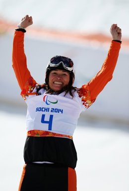 Archivo - La snowboarder neerlandesa Bibian Mentel-Spee, tres veces campeona paralímpica