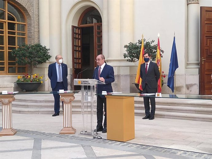 El presidente del Gobierno de Aragón, Javier Lambán.