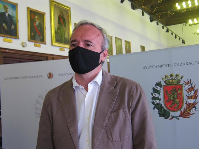 El alcalde de Zaragoza, Jorge Azcón