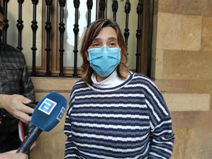 Archivo - La concejala del Grupo Municipal Socialista en el Ayuntamiento de Oviedo, Ana Rivas.