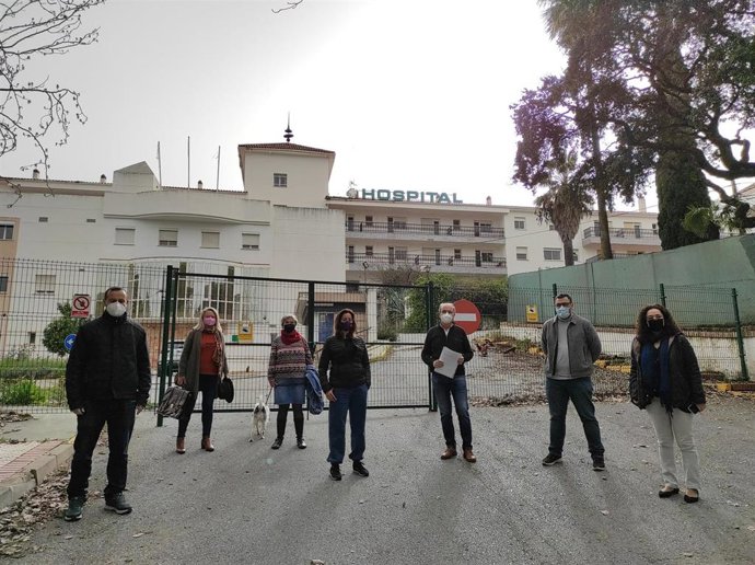 Rueda de prensa de Adelante Andalucía sobre el hospital sociosanitario de Ronda