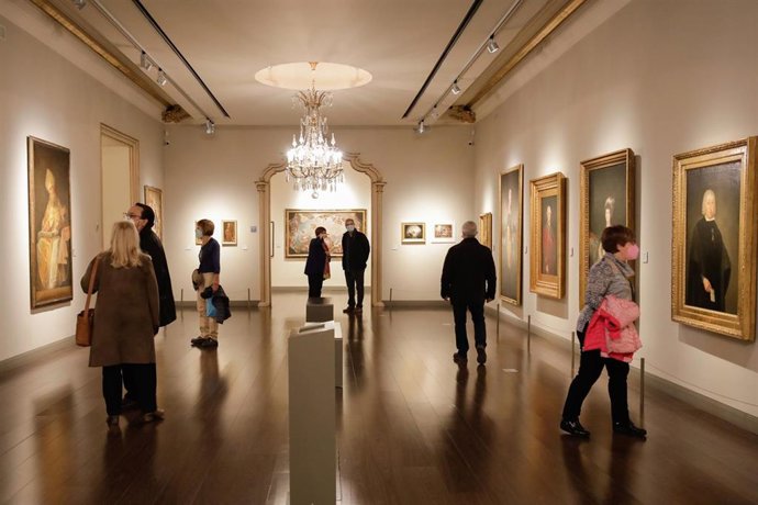 Una de las salas del Museo Goya