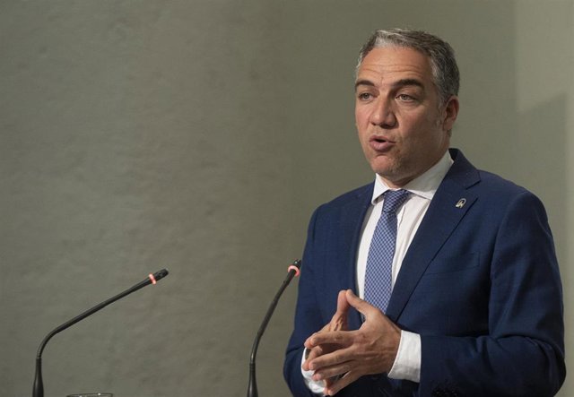 El consejero de la Presidencia y portavoz del Gobierno andaluz, Elías Bendodo, en una fotografía de archivo