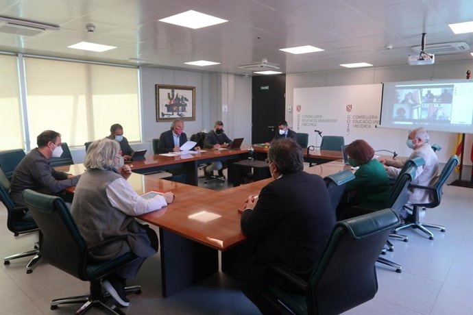 Reunión del Patronato de la Fundación para los Estudios Superiores de Música y Danza de Baleares.