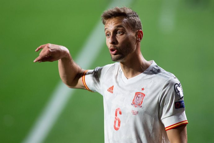 Sergio Canales of Spain during the FIFA World Cup 2022 Qatar qualifying match between Spain and Greece at Estadio Nuevo Los Carmenes on March 25, 2021 in Granada, Spain.