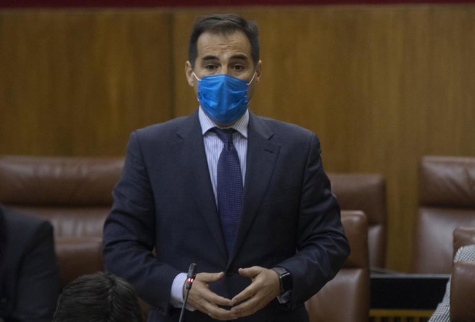 El portavoz parlamentario del PP-A, José Antonio Nieto, en una imagen de 25 de marzo.