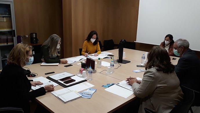 Reunión de Faecta y la delegada de Empleo en Málaga