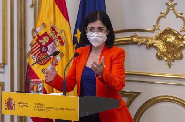 La ministra de Sanidad, Carolina Darias