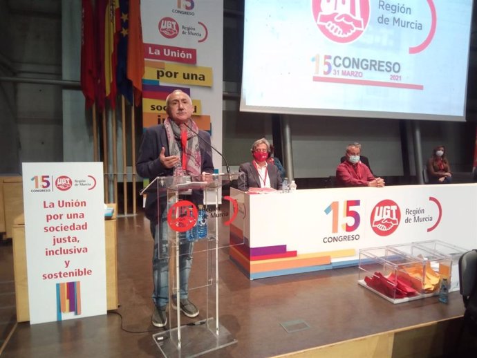 Intervención de José María Álvarez en el 15 Congreso de UGT Región de Murcia