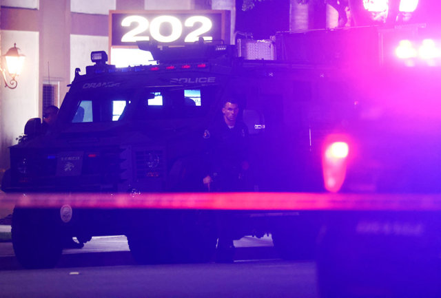 Imagen de las cercanías del tiroteo en California a 31 de abril.
