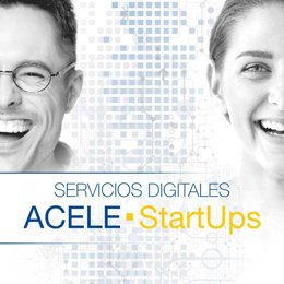 Cartel del proyecto europeo ACELE-StartUps