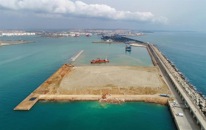 Obras del Moll de Balears del Port de Tarragona.