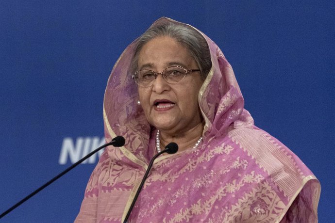 Archivo - La primera ministra de Bangladesh, Sheij Hasina