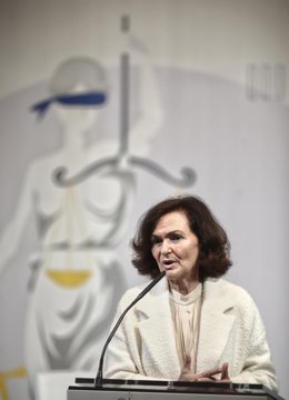 Foto de archivo de la vicepresidenta primera y ministra de la Presidencia, Relaciones con las Cortes y Memoria Democrática, Carmen Calvo.