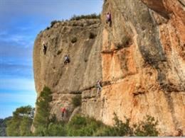Zona de escalada de Margalef (Tarragona)