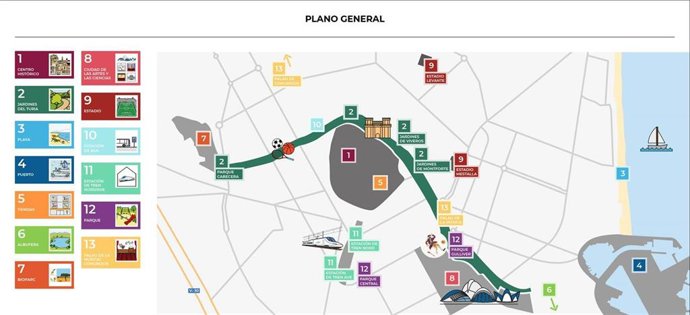 VISIT VALNCIA ELABORA UN MAPA DE LA CIUDAD CON PICTOGRAMAS PARA FACILITAR LA EXPERIENCIA TURÍSTICA A LAS PERSONAS CON AUTISMO