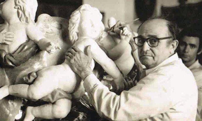 Sevilla.- La Casa de la Provincia acoge la muestra 'Sebastián Santos, el genio' sobre el maestro escultor e imaginero