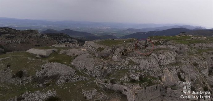 Evacuación de una mujer en Pancorbo.