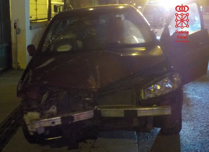 Vehículo del detenido en Orkoien