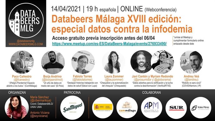 Cartel 18 edición de Databeers Málaga