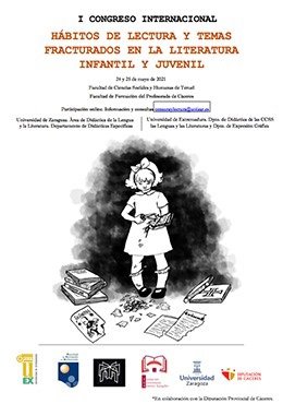 Cartel de unas jornadas sobre hábitos de lectura