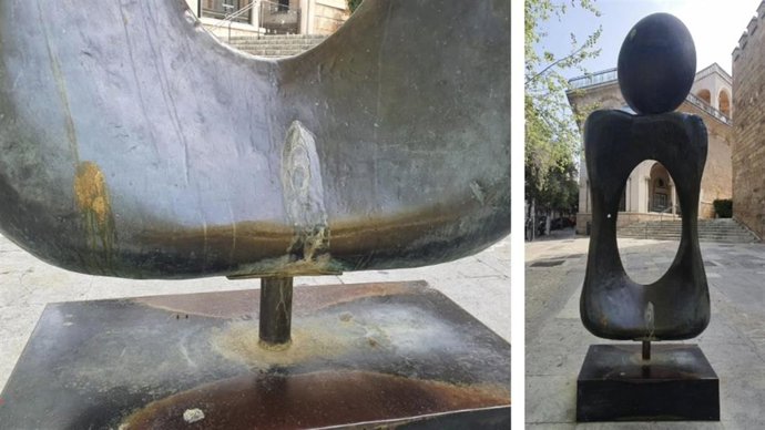 Monumento a la Mujer de Joan Miró, en Palma.
