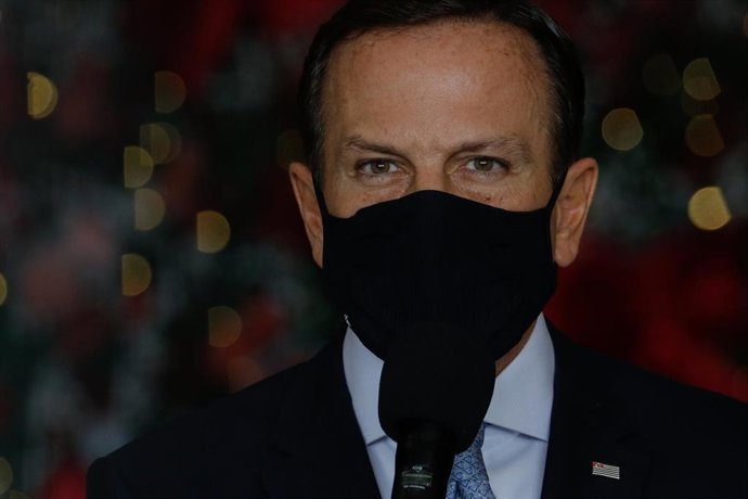 Archivo - El gobernador de Sao Paulo, Joa Doria, uno de los firmantes de un manifiesto para garantizar la democracia en Brasil.