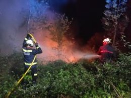 Bomberos de Cantabria sofocan un incendio forestal
