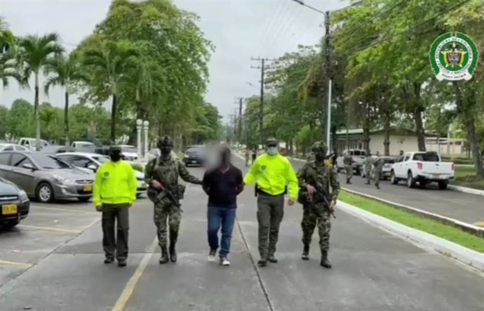 Archivo - Arresto de alias 'Merengue' cabecilla financiero de la subestructura criminal 'Clan del Golfo' en municipios de Chocó.