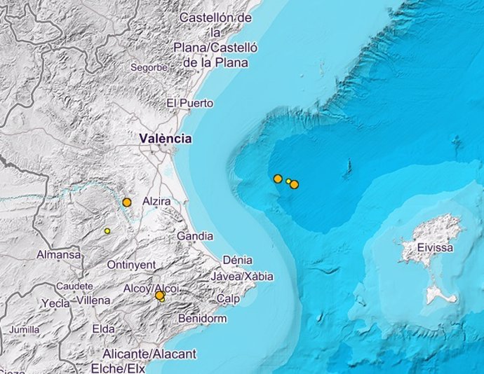 Terremotos en el golfo de Valncia