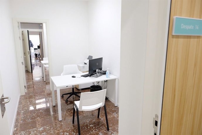 Consulta del Centro de Salud Mental y Adicciones del barrio de Grcia de Barcelona