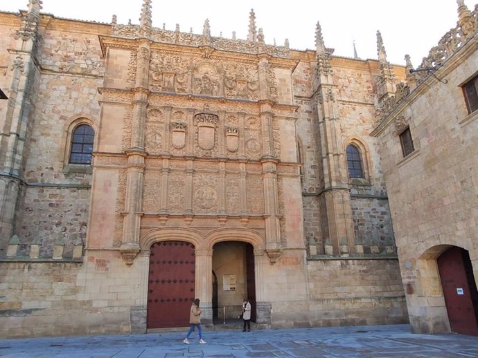 El edificio histórico de la Universidad de Salamanca.