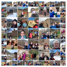 El Reto 7 Valles de La Rioja del Servicio de Actividades Deportivas de la Universidad de La Rioja, completado por 24 integrantes de la comunidad universitaria