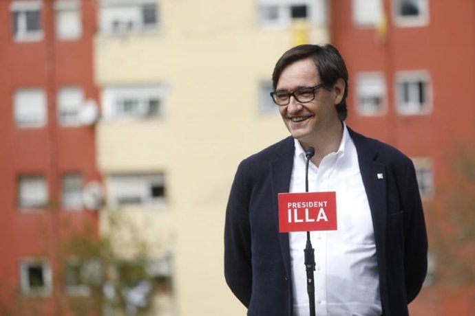 El presidente del PSC en el Parlament, Salvador Illa