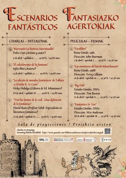 Cartel que anuncia el ciclo 'Escenarios Fantásticos'