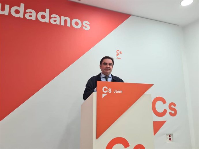 El coordinador de Ciudadanos en Jaén, Miguel Moreno.