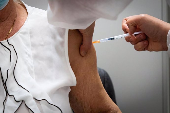 Vacunación contra el coronavirus en Matosinhos, Portugal