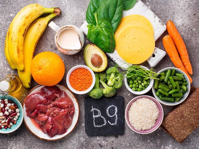 Alimentos ricos en ácido fólico o vitamina B9