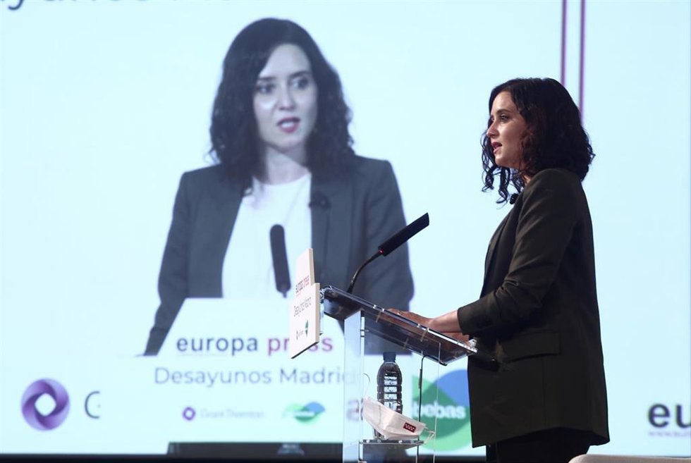 Isabel Díaz Ayuso, presidenta de la Comunidad de Madrid