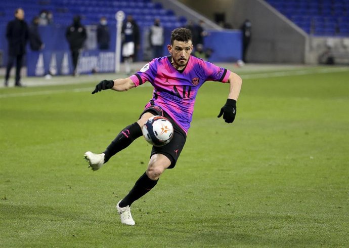 Alessandro Florenzi con el PSG