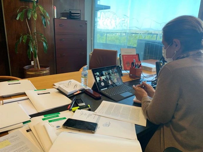 La vicepresidenta primera de la Junta y consejera de Hacienda y Administración Pública, Pilar Blanco-Morales